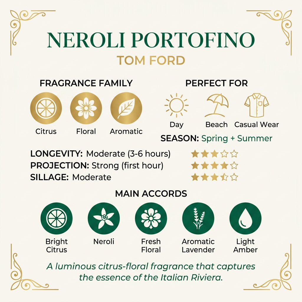 Tom Ford l Neroli Portofino Eau de Parfum 100 ML (3.4 oz)