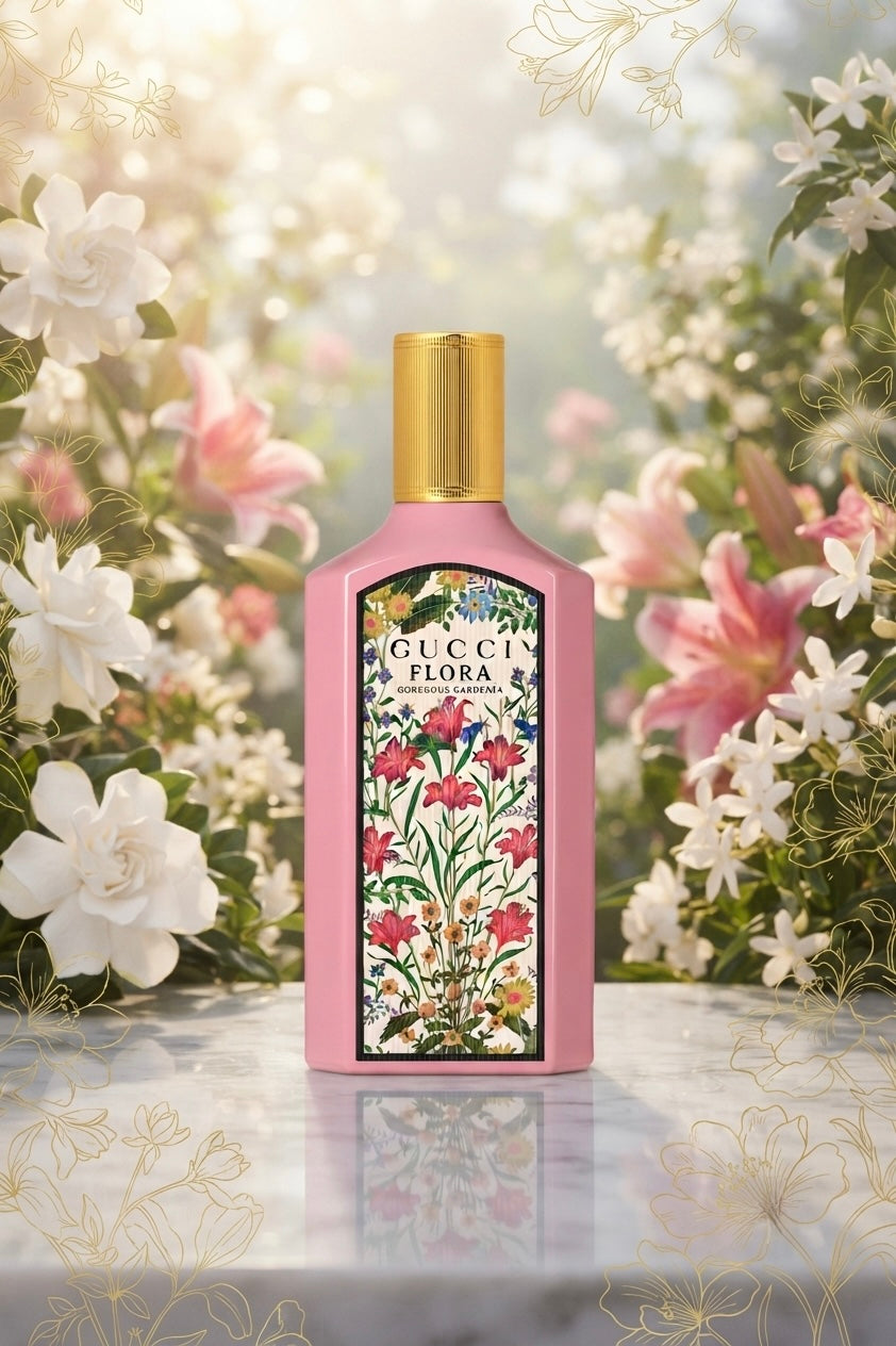 Flora Gorgeous Gardenia by Gucci Eau de Parfum 3.4 oz (100 ML)